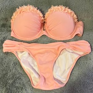 Victoria secret bikini with cute ruffle detail
